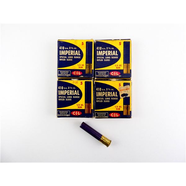 COLLECTIBLE IMPERIAL .410 GAUGE 2 1/2" SHOT SHELL AMMO LOT