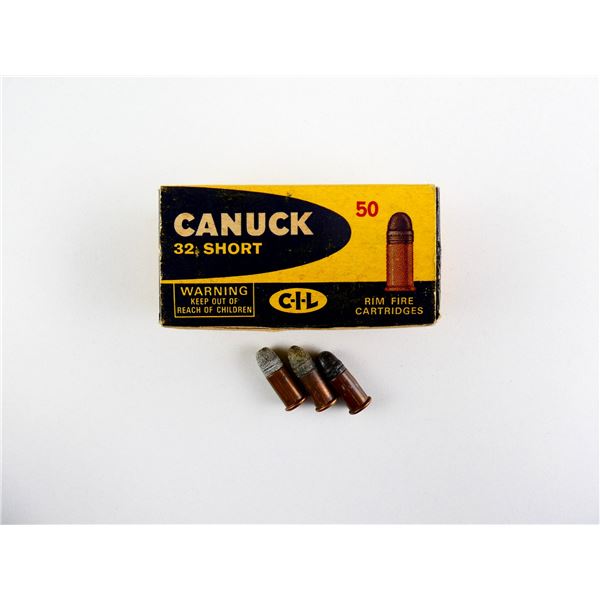 COLLECTIBLE ASSORTED .32 SHORT RF AMMO LOT