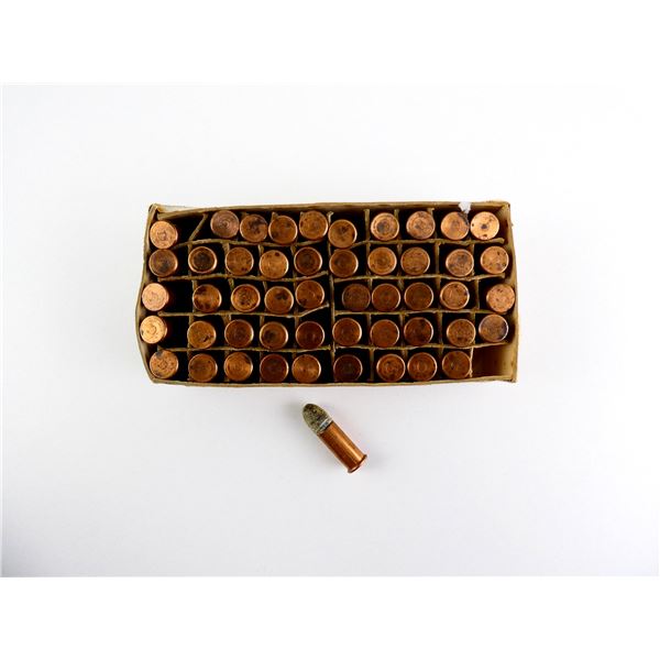 COLLECTIBLE ASSORTED DOMINION .38 LONG RF AMMO LOT