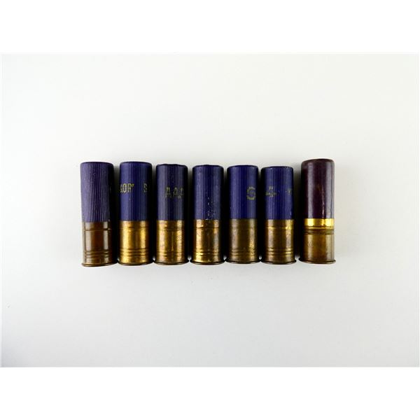 COLLECTIBLE DOMINION IMPERIAL 12 2 3/4" SHOT SHELL AMMO LOT