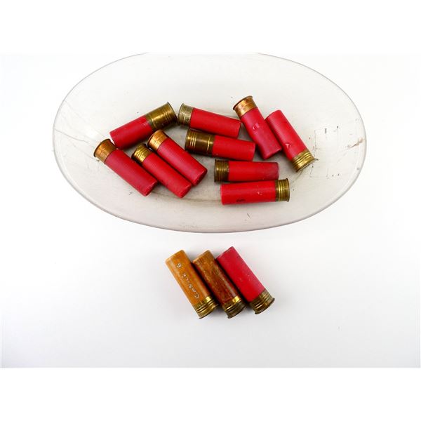 COLLECTIBLE DOMINION CANUCK 12 GAUGE 2 3/4" AND 3" SHOT SHELL AMMO LOT