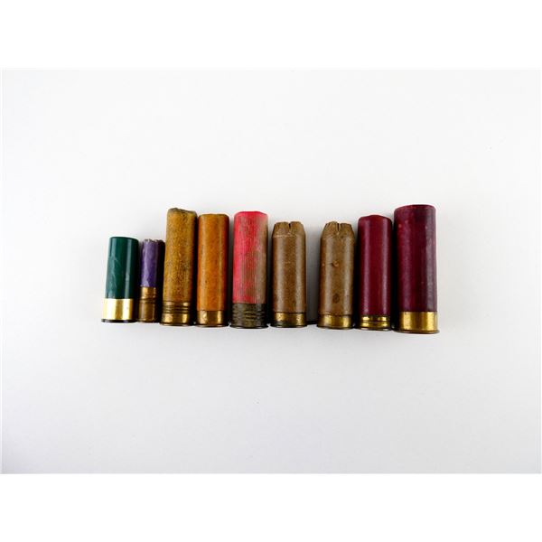 COLLECTIBLE ASSORTED 24 GAUGE / 16 GAUGE / 10 GAUGE / PIN FIRE PAPER / PLASTIC SHOT SHELLS ETC. LOT