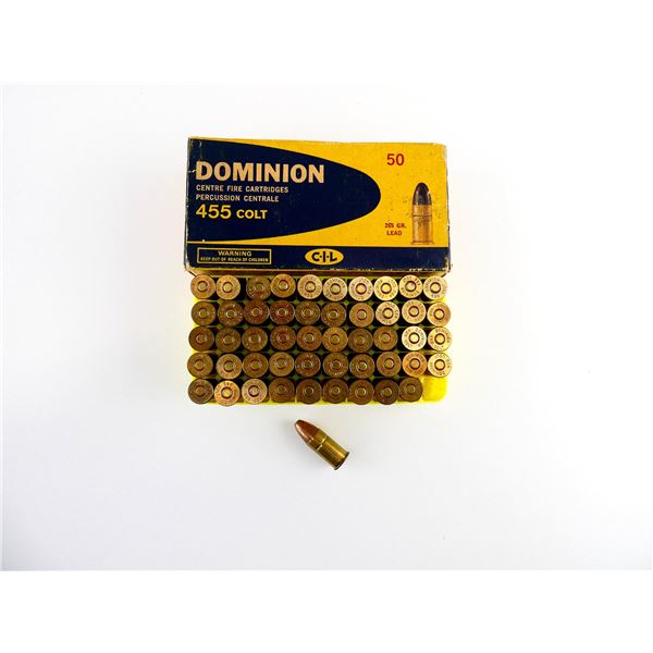 COLLECTIBLE DOMINION .455 COLT AMMO LOT
