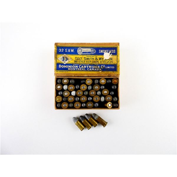 COLLECTIBLE ASSORTED .32 SMITH & WESSON AMMO LOT