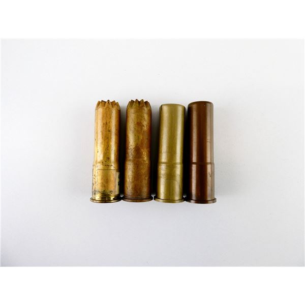 COLLECTIBLE ASSORTED 14 GAUGE GREENER POLICE GUN  SHOT SHELL AMMO LOT