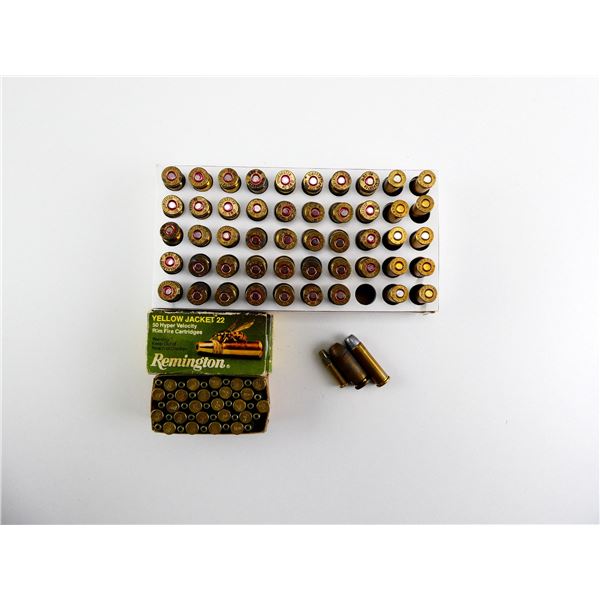 RELOADED ASSORTED .32 H&R MAG AND .40 SMITH & WESSON AMMO LOT
