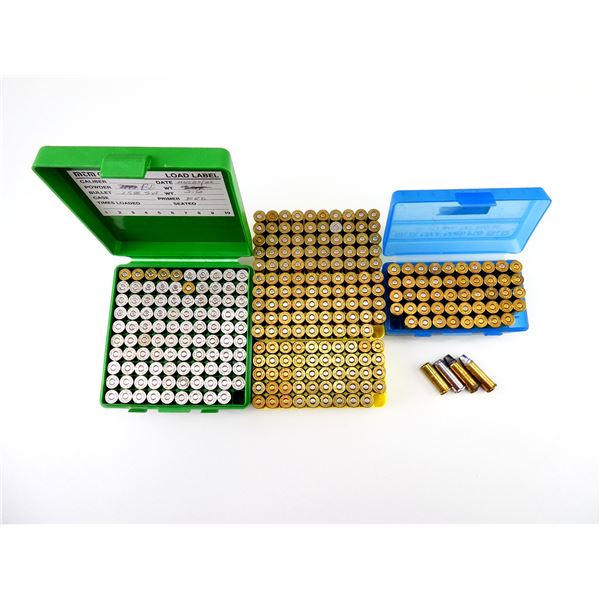 RELOADED ASSORTED .38 SPL AMMO AND BLANKS LOT