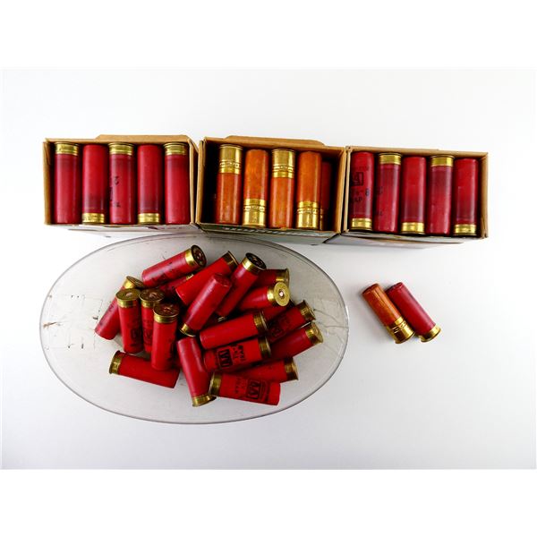 RELOADED ASSORTED 12 GAUGE 2 3/4" SHOT SHELL AMMO LOT