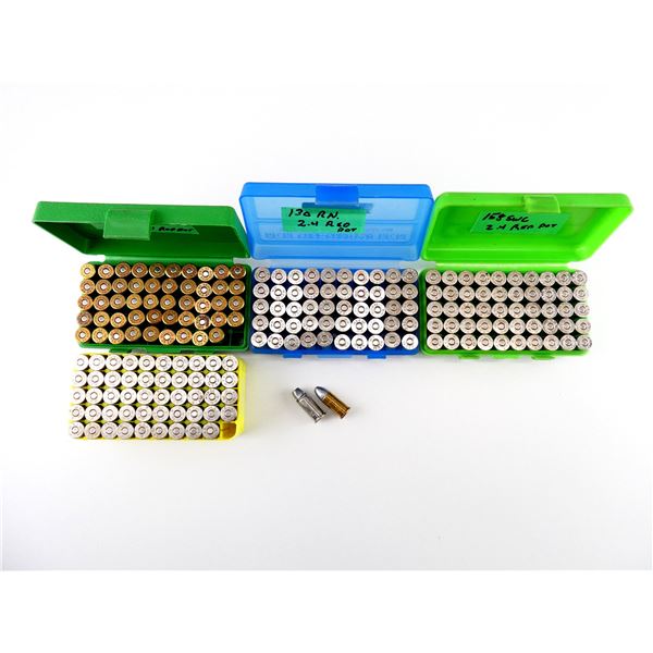 RELOADED ASSORTED .38 S&W AMMO LOT