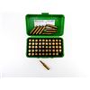 Image 1 : RELOADED ASSORTED .257 ROBERTS AMMO AND NON-PRIMED BRASS CASES LOT