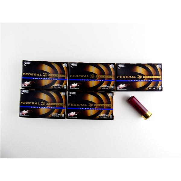 FEDERAL PREMIUM LAW ENFORCEMENT 12 GAUGE 2 3/4"SHOT SHELL AMMO LOT