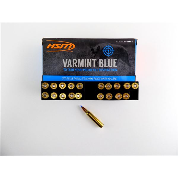 HSM VARMINT BLUE .223 REM AMMO LOT
