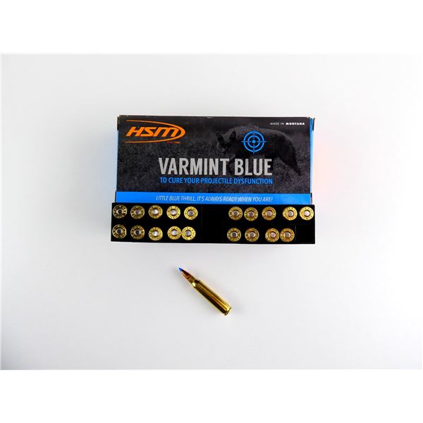 HSM VARMINT BLUE .223 REM AMMO LOT