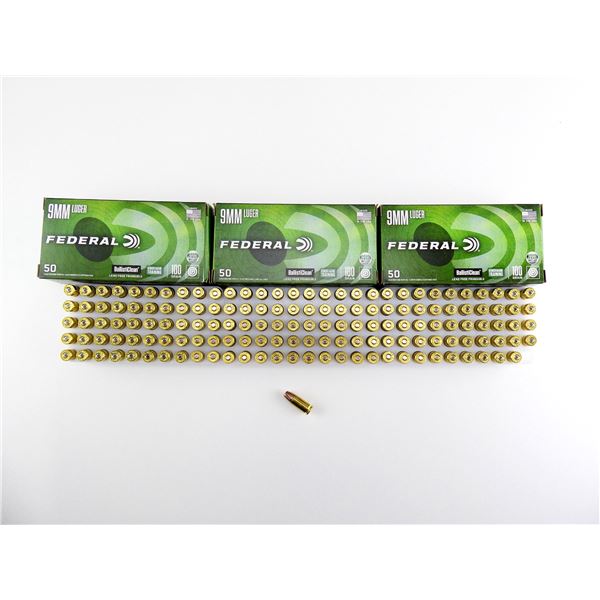 FEDERAL BALLISTICLEAN 9MM LUGER AMMO LOT