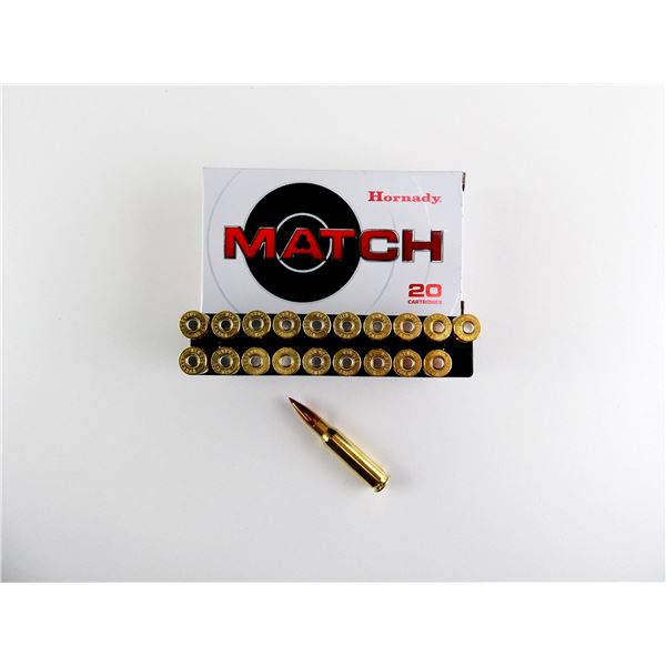 HORNADY MATCH .308 WIN AMMO LOT