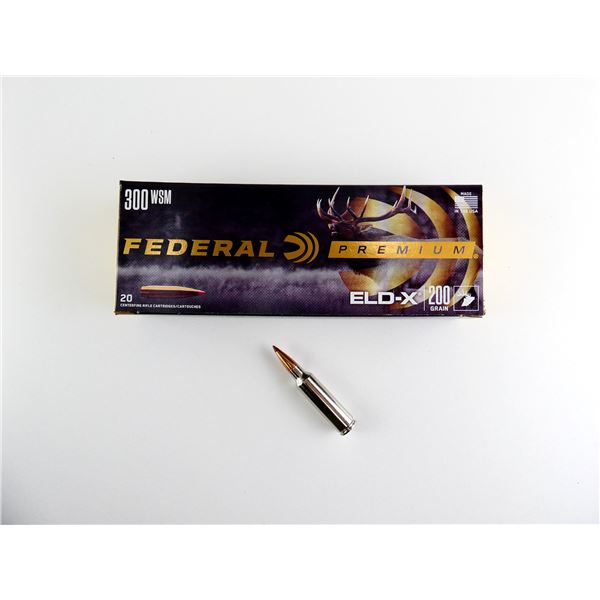 FEDERAL PREMIUM .300 WSM AMMO LOT