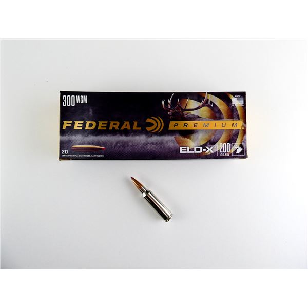 FEDERAL PREMIUM .300 WSM AMMO LOT