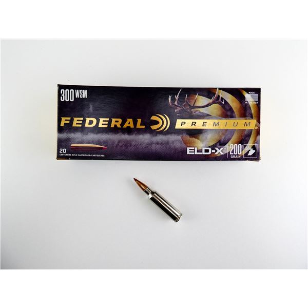 FEDERAL PREMIUM .300 WSM AMMO LOT