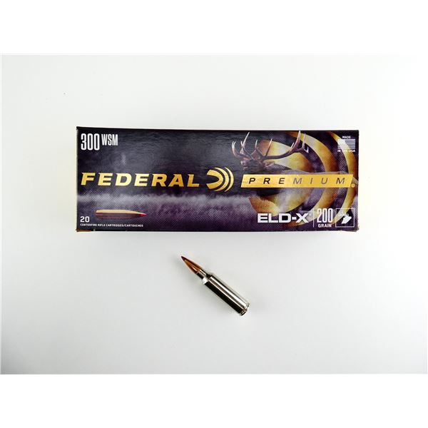 FEDERAL PREMIUM .300 WSM AMMO LOT