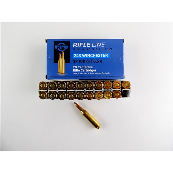 PPU .243 WIN AMMO LOT