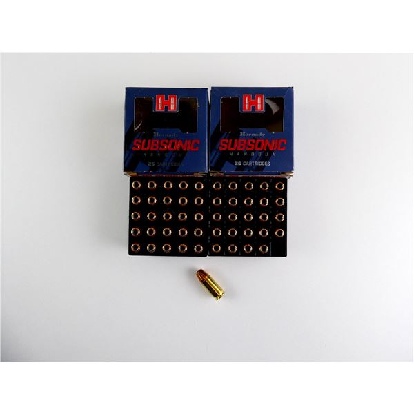 HORNADY SUBSONIC 9MM LUGER AMMO LOT
