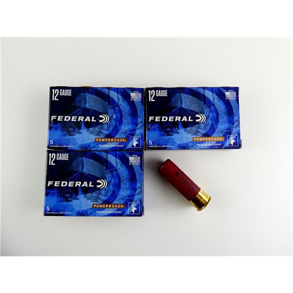 FEDERAL 12 GAUGE 3" MAGNUM SHOT SHELL AMMO LOT