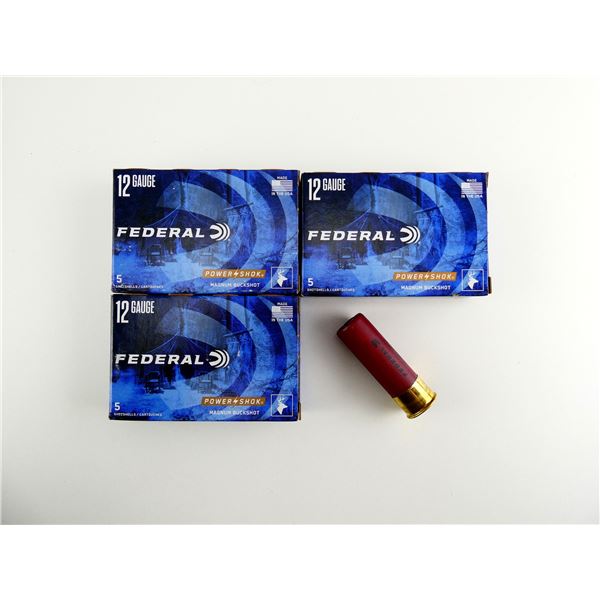 FEDERAL 12 GAUGE 3" MAGNUM SHOT SHELL AMMO LOT