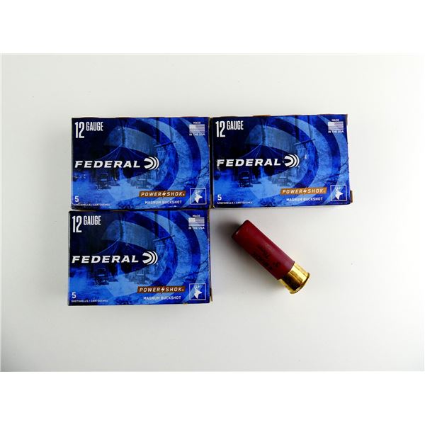FEDERAL 12 GAUGE 3" MAGNUM SHOT SHELL AMMO LOT
