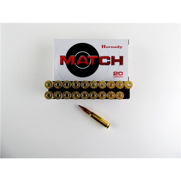 HORNADY MATCH .308 WIN AMMO LOT