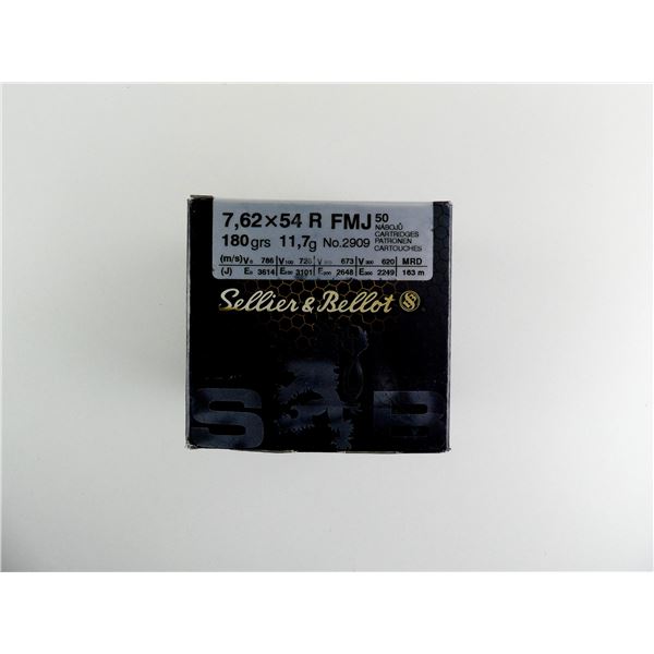 SELLIER & BELLOT 7.62X54R AMMO LOT