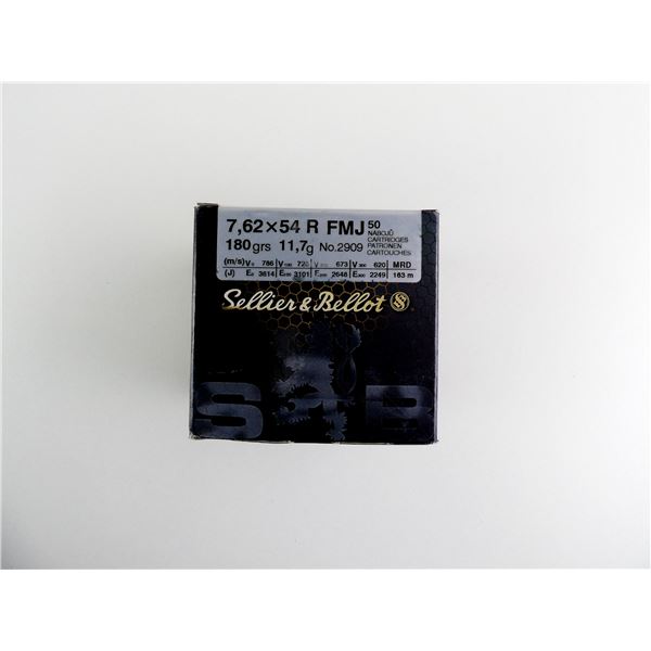 SELLIER & BELLOT 7.62X54R AMMO LOT