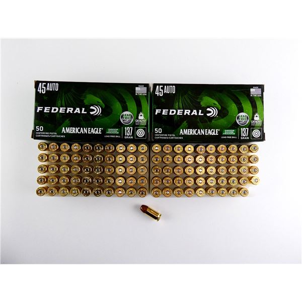 FEDERAL .45 AUTO AMMO LOT