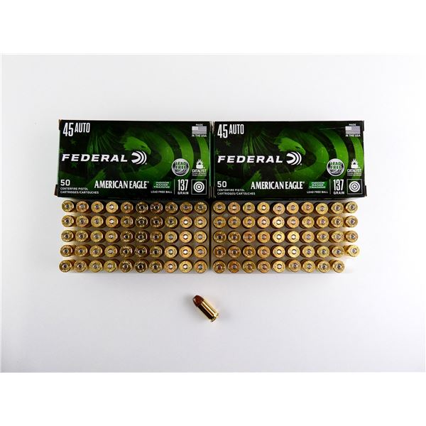 FEDERAL .45 AUTO AMMO LOT