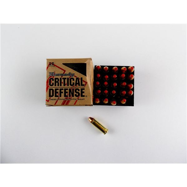 HORNADY CRITICAL DEFENSE .38 SPL AMMO LOT