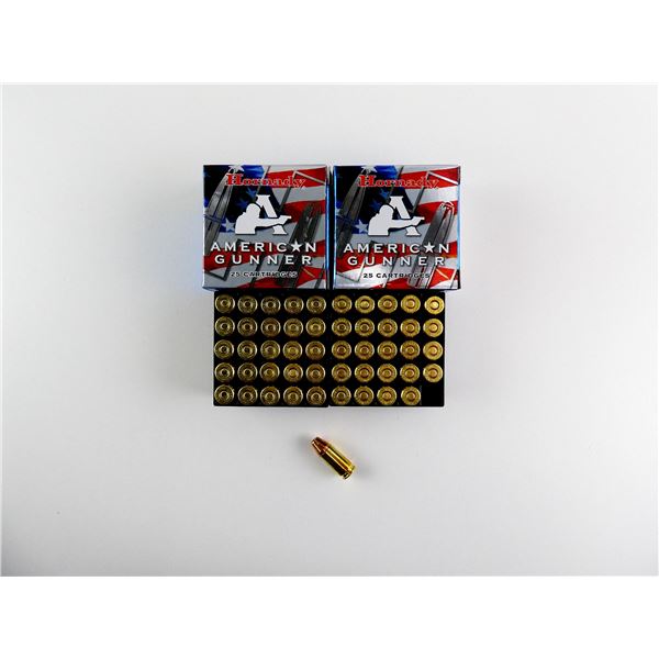 HORNADY AMERICAN GUNNER 9MM LUGER AMMO LOT
