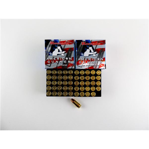 HORNADY AMERICAN GUNNER 9MM LUGER AMMO LOT