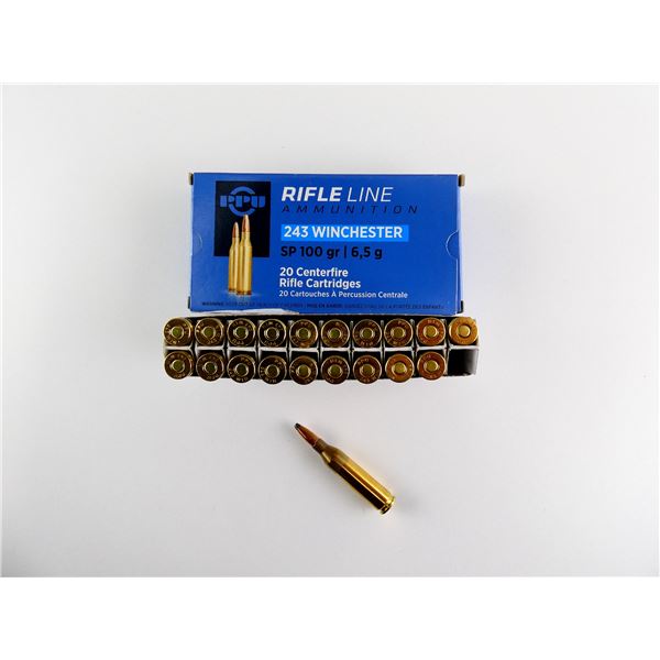 PPU .243 WIN AMMO LOT
