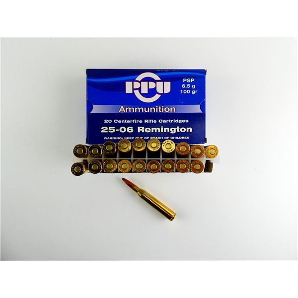 PPU .25-06 REM AMMO LOT