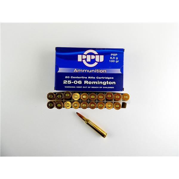 PPU .25-06 REM AMMO LOT