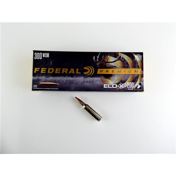 FEDERAL PREMIUM .300 WSM AMMO LOT