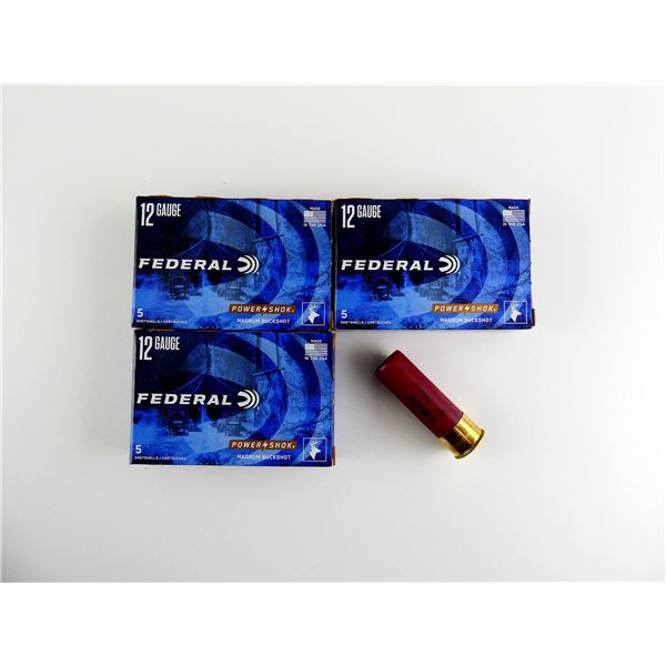 FEDERAL 12 GAUGE 3" MAGNUM SHOT SHELL AMMO LOT