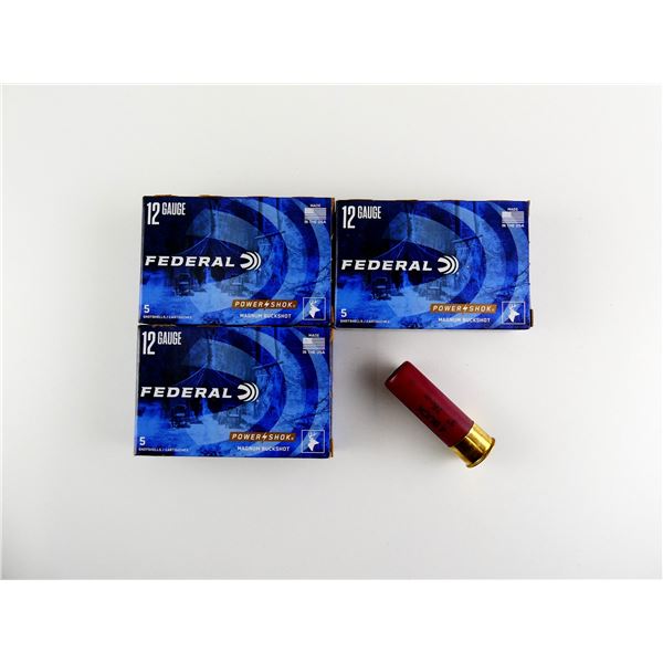 FEDERAL 12 GAUGE 3" MAGNUM SHOT SHELL AMMO LOT