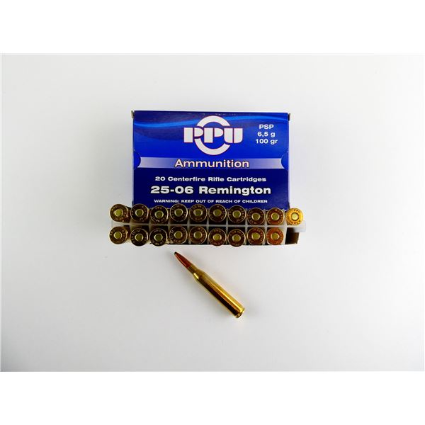 PPU .25-06 REM AMMO LOT
