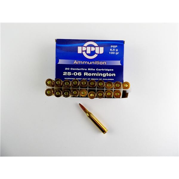 PPU .25-06 REM AMMO LOT