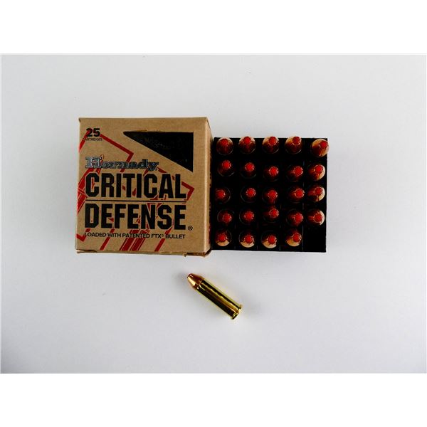 HORNADY CRITICAL DEFENSE .38 SPL AMMO LOT
