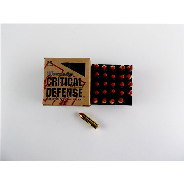 HORNADY CRITICAL DEFENSE .38 SPL AMMO LOT