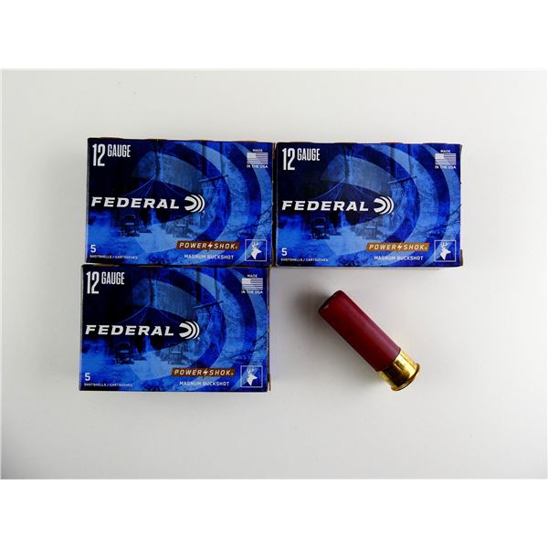FEDERAL 12 GAUGE 3" MAGNUM SHOT SHELL AMMO LOT