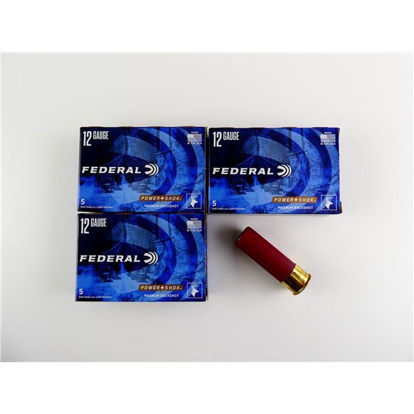 FEDERAL 12 GAUGE 3" MAGNUM SHOT SHELL AMMO LOT