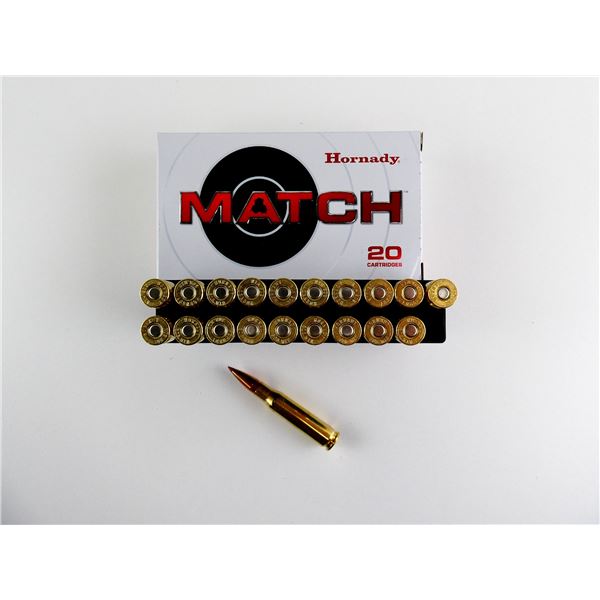HORNADY MATCH .308 WIN AMMO LOT