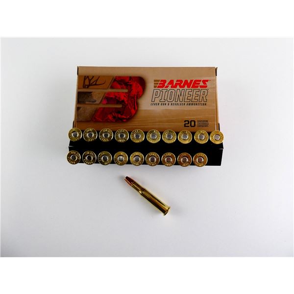 BARNES PIONEER .30-30 WIN AMMO LOT